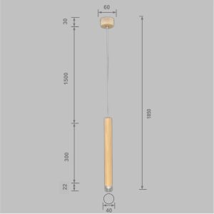 Wooden Cylinder Lume B-1 - Image 5