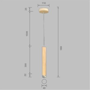 Wooden Cylinder Lume B-11 - Image 5
