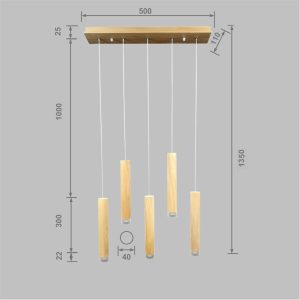 Wooden Cylinder Lume B-151 - Image 6