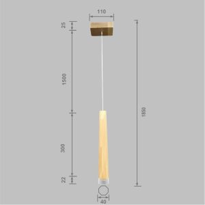 Wooden 8-angled Pyramid Lume B-116 - Image 5