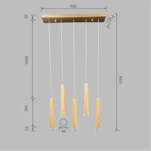 Wooden 8-angled Pyramid Lume B-156 - Image 5