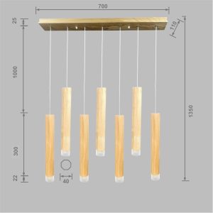 Wooden 8-angled Prism Lume B-175 - Image 6