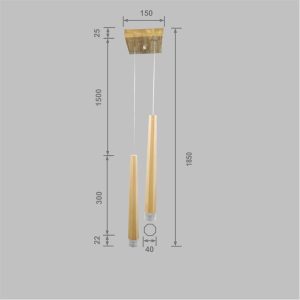 Wooden 8-angled Pyramid Lume B-126 - Image 5