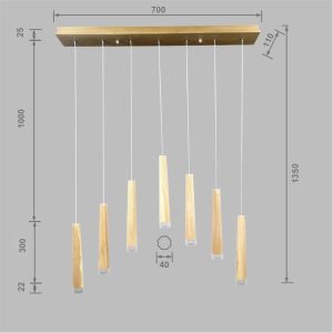 Wooden 8-angled Pyramid Lume B-176 - Image 5