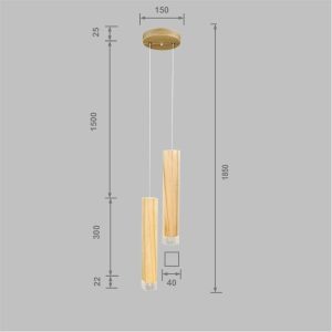 Wooden Cube Lume B-23 - Image 5