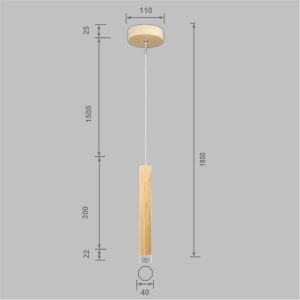 Wooden 8-angled Prism Lume B-15 - Image 5