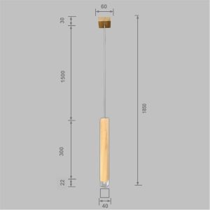 Wooden Cube Lume B-103 - Image 2